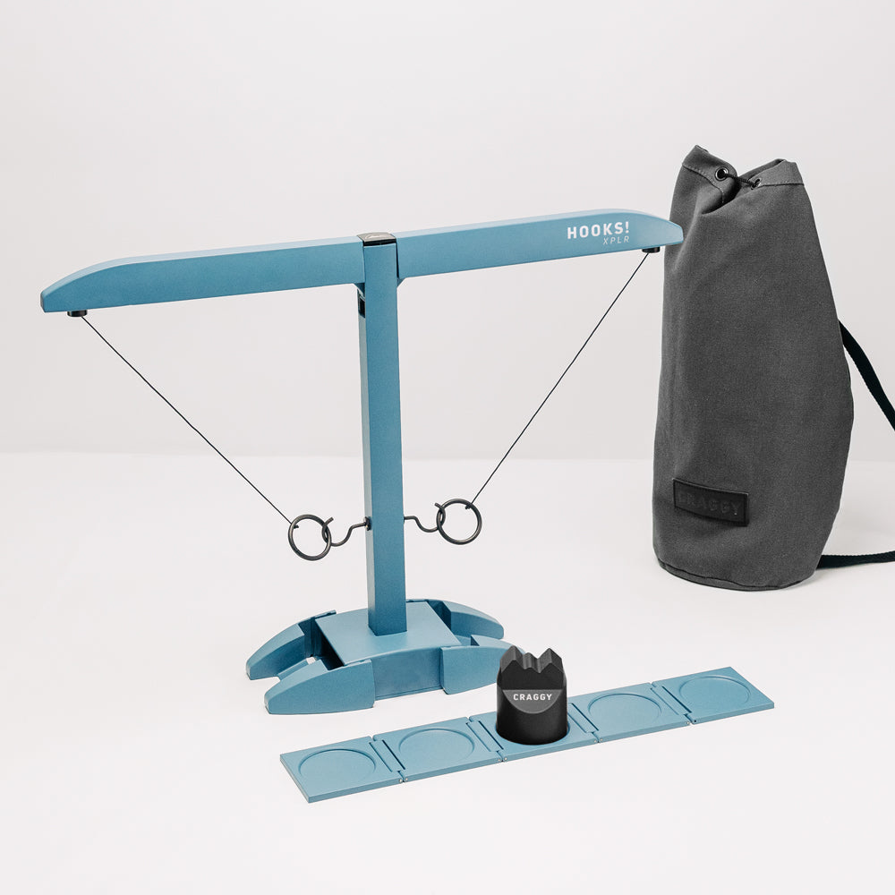 HOOKS! XPLR portable metal ring toss game