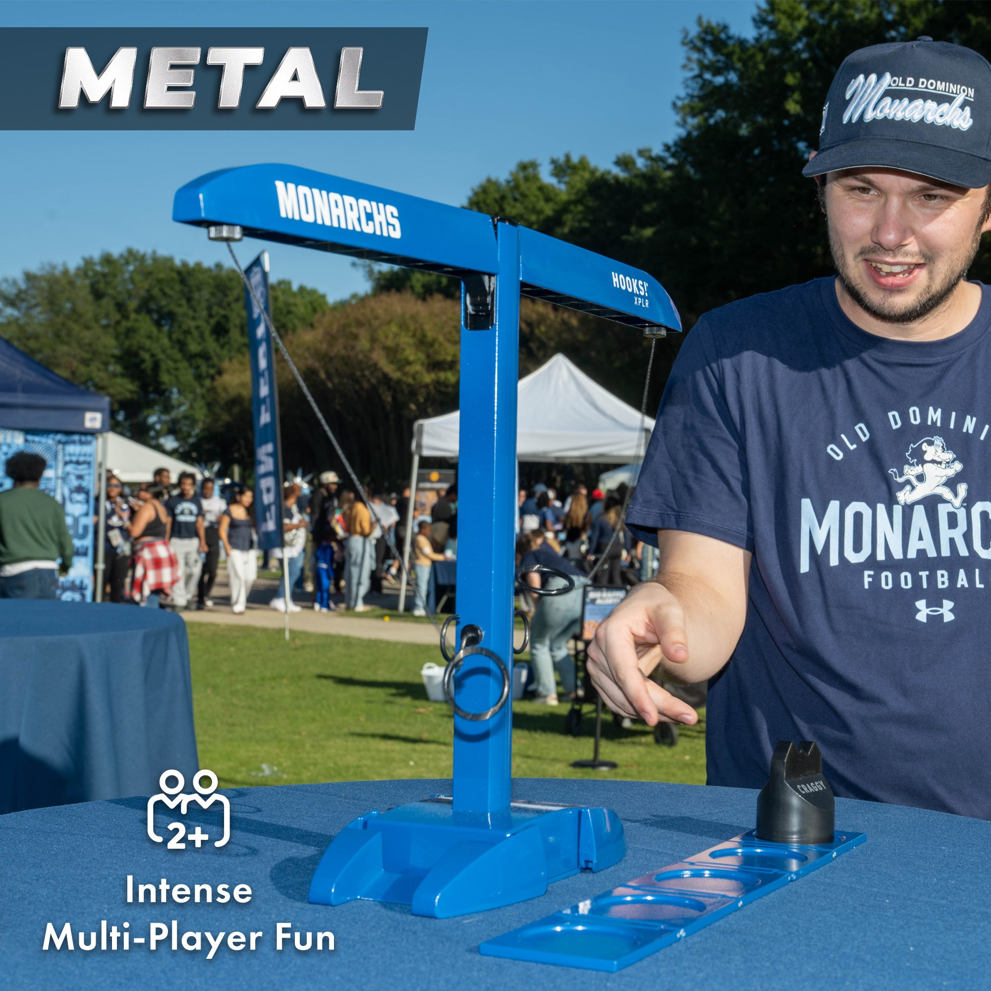 HOOKS! XPLR – Old Dominion Monarchs – Tailgate Ring Toss Game