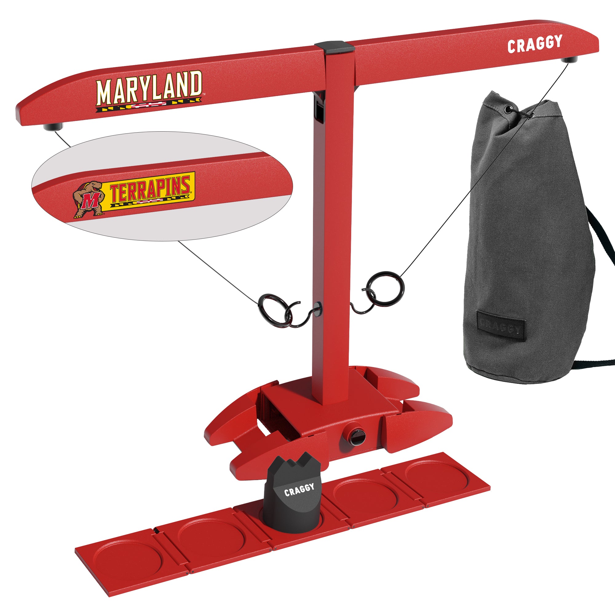 HOOKS! XPLR – Maryland Terrapins – Tailgate Ring Toss Game