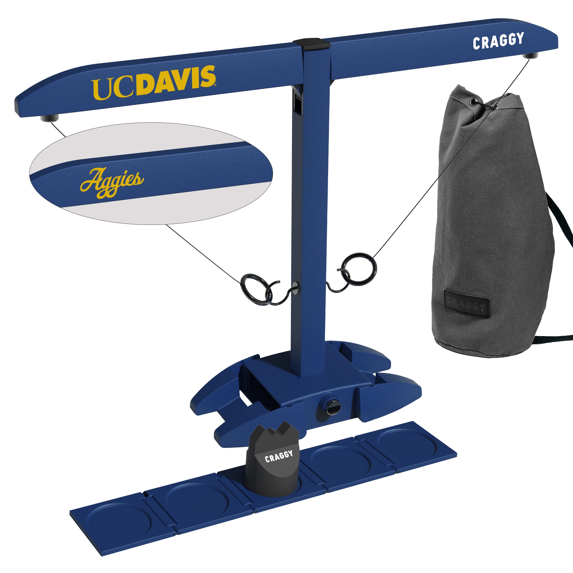 HOOKS! XPLR – UC Davis Aggies – Tailgate Ring Toss Game