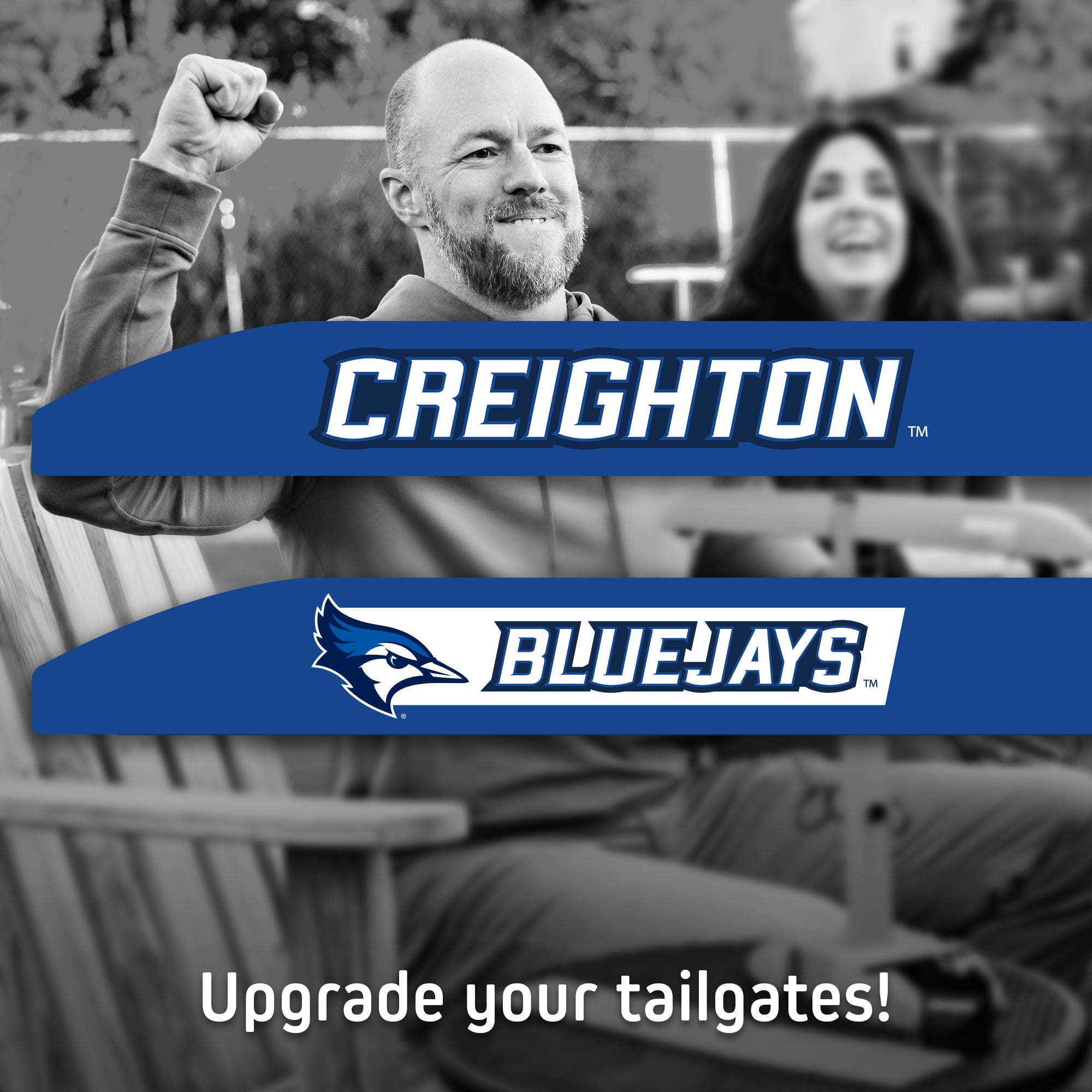 HOOKS! XPLR – Creighton Bluejays – Tailgate Ring Toss Game