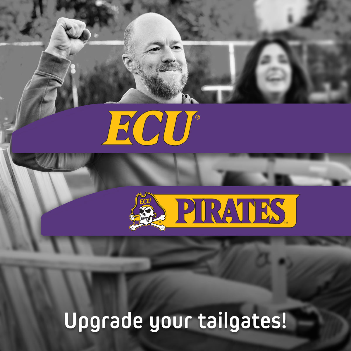HOOKS! XPLR – ECU Pirates – Tailgate Ring Toss Game