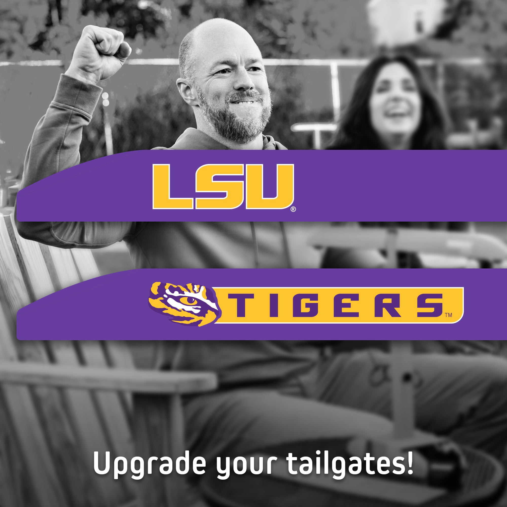 HOOKS! XPLR – LSU Tigers – Tailgate Ring Toss Game