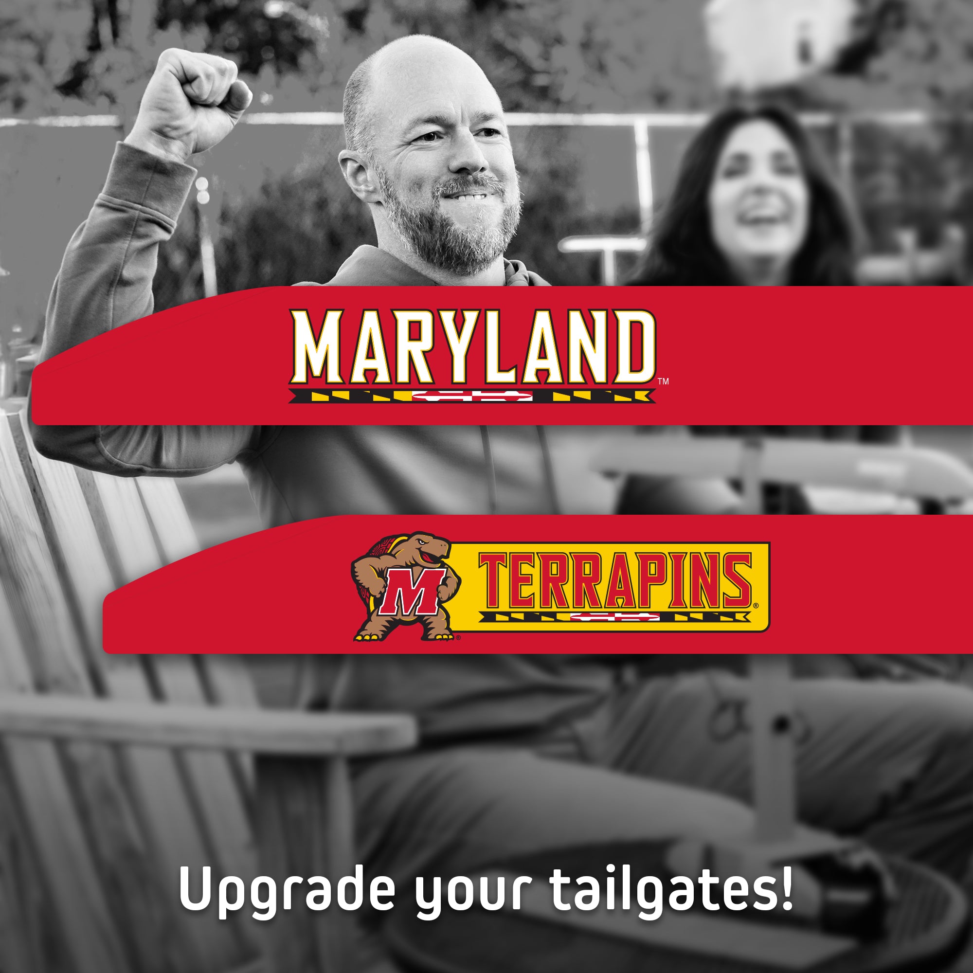 HOOKS! XPLR – Maryland Terrapins – Tailgate Ring Toss Game