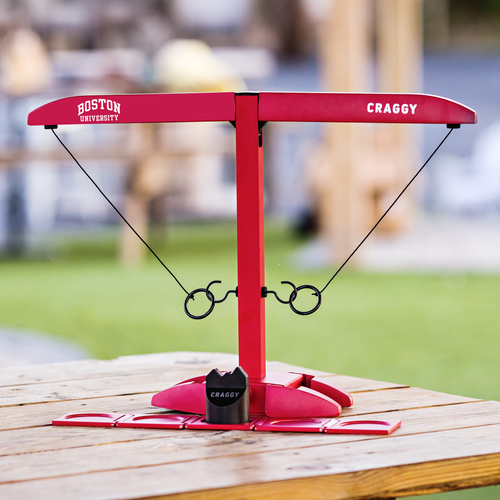 HOOKS! XPLR – Boston University Terriers – Tailgate Ring Toss Game