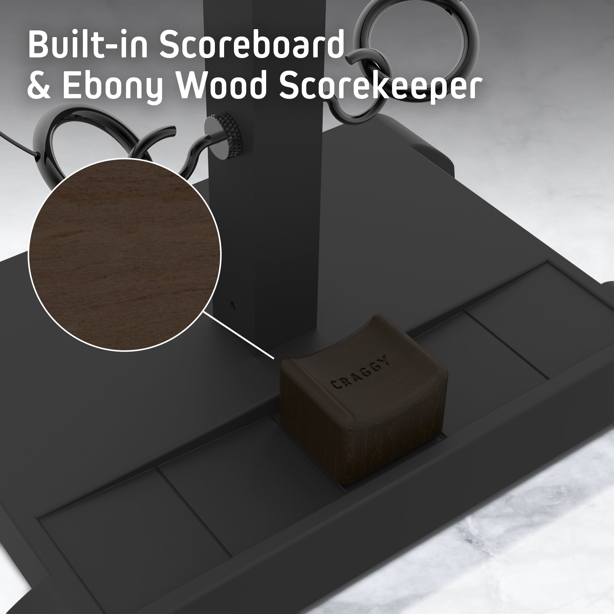 HOOKS! CORE - Ring Toss Game With Built-In Scoring