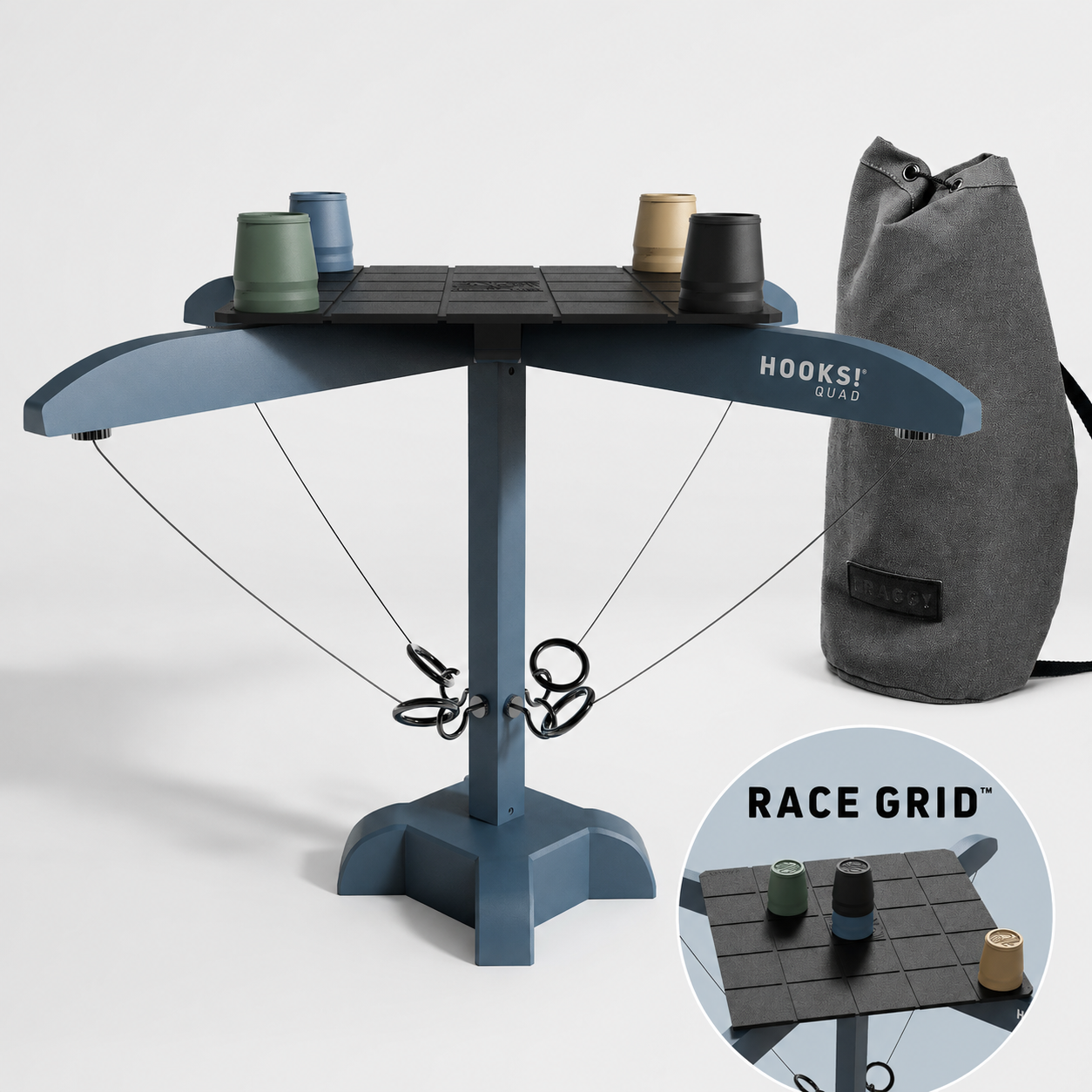 HOOKS! QUAD - 4-Player Ring Toss Game