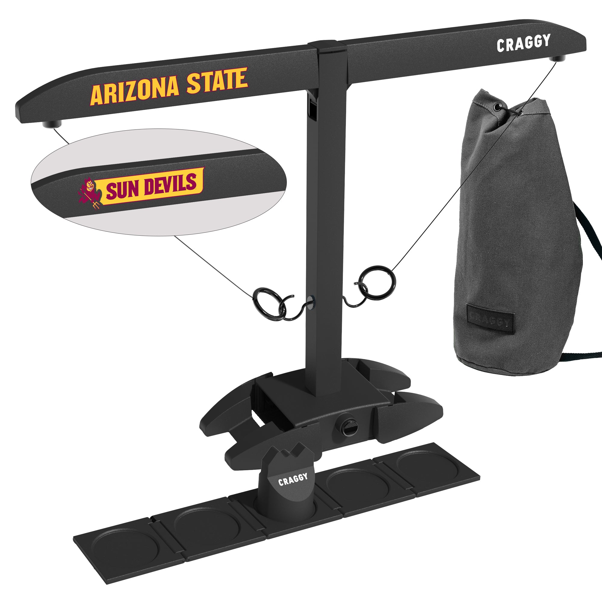 HOOKS! XPLR – ASU Sun Devils – Tailgate Ring Toss Game