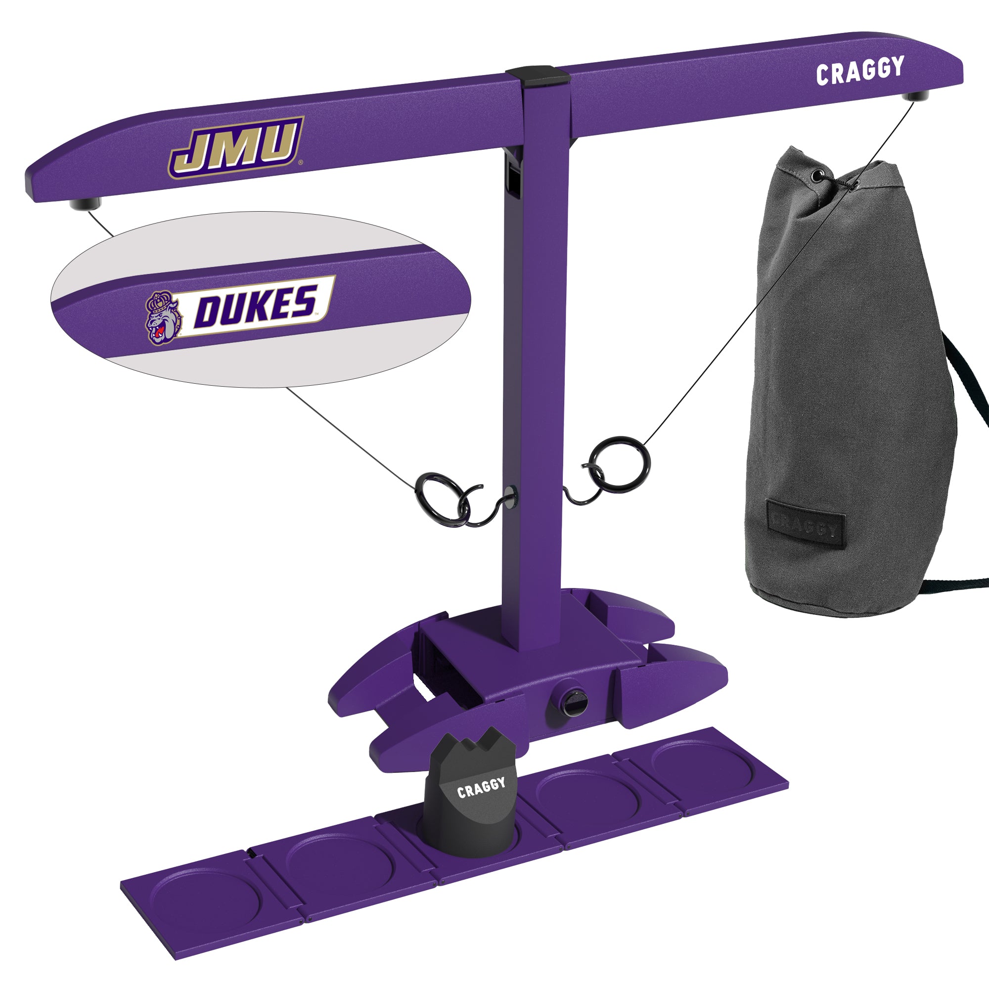 HOOKS! XPLR – JMU Dukes – Tailgate Ring Toss Game
