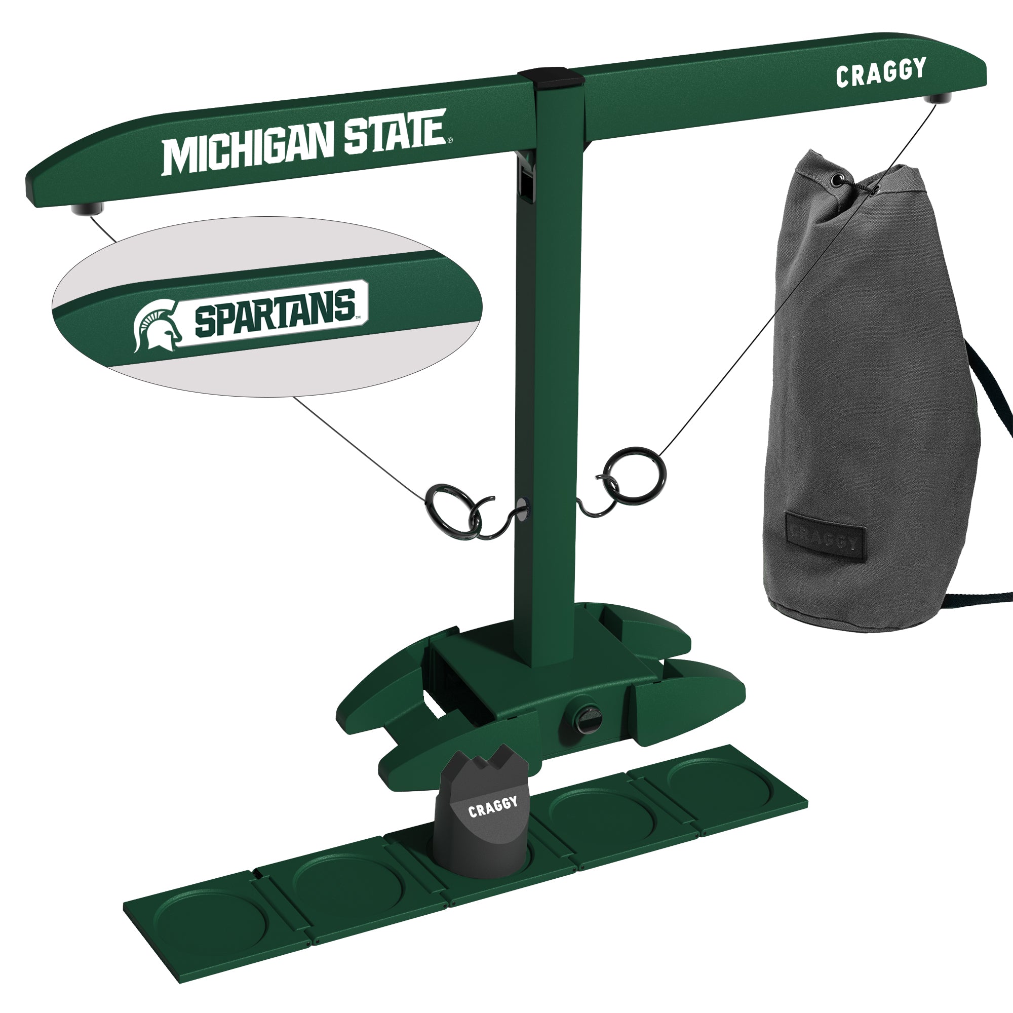 HOOKS! XPLR – MSU Spartans – Tailgate Ring Toss Game