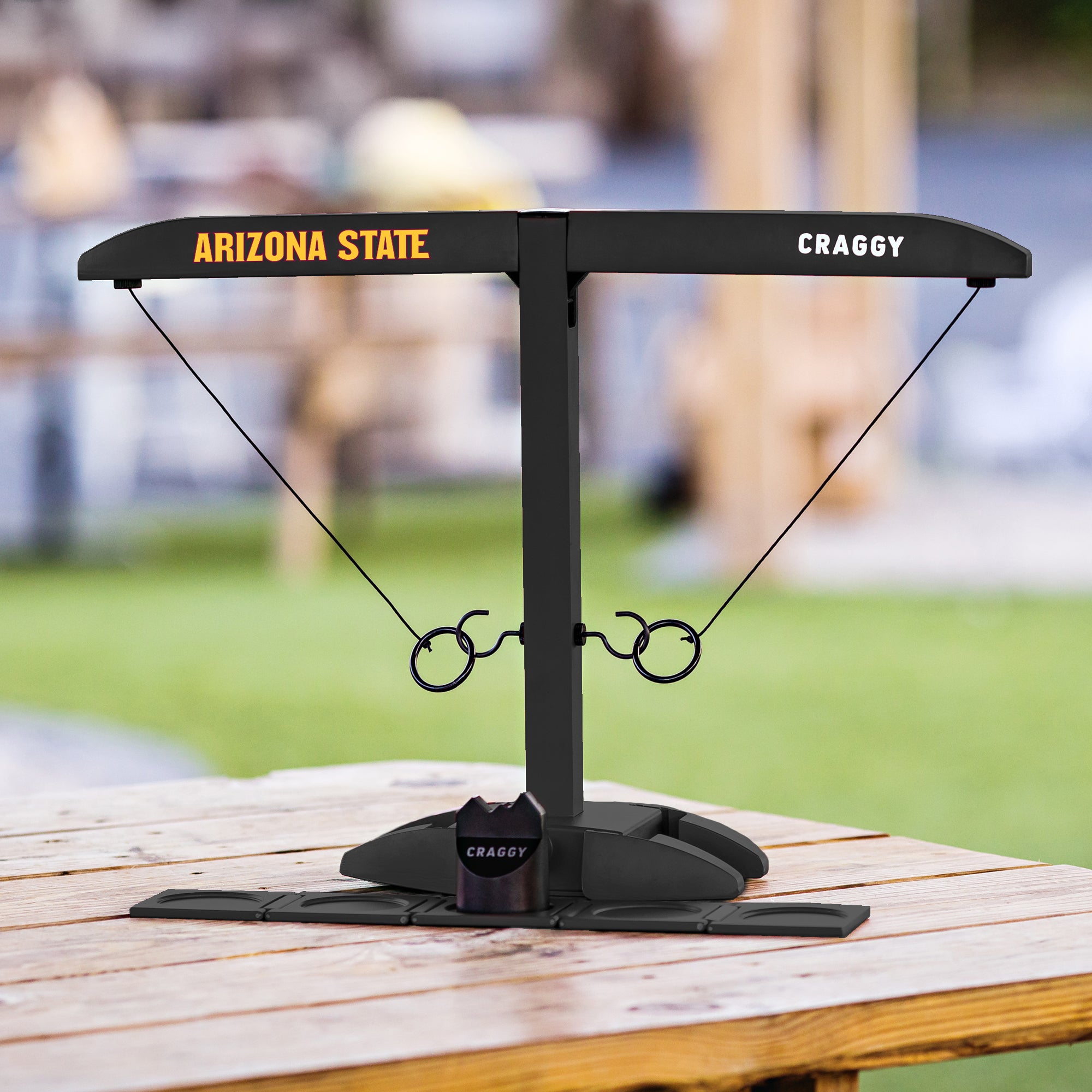 HOOKS! XPLR – ASU Sun Devils – Tailgate Ring Toss Game