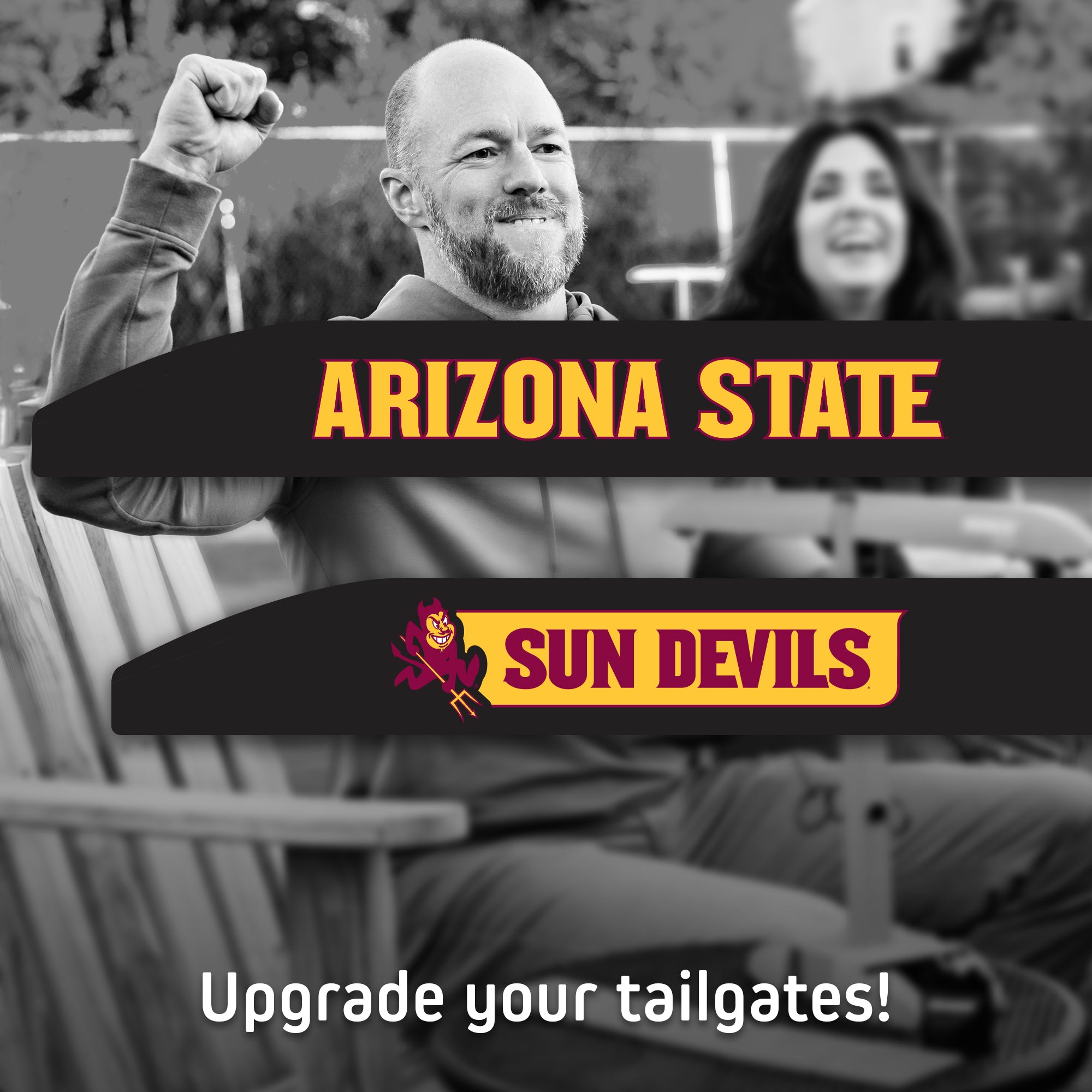HOOKS! XPLR – ASU Sun Devils – Tailgate Ring Toss Game