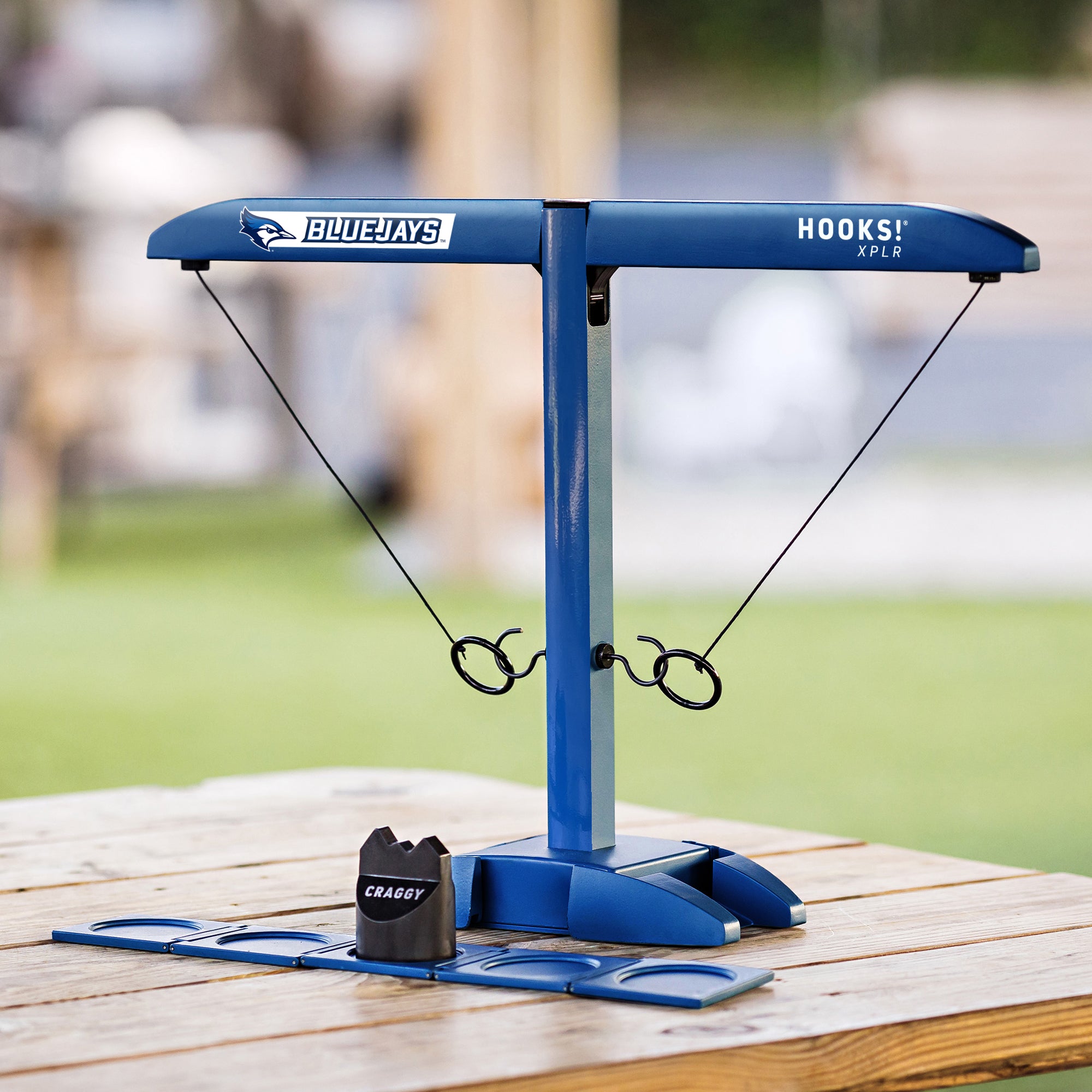 HOOKS! XPLR – Creighton Bluejays – Tailgate Ring Toss Game