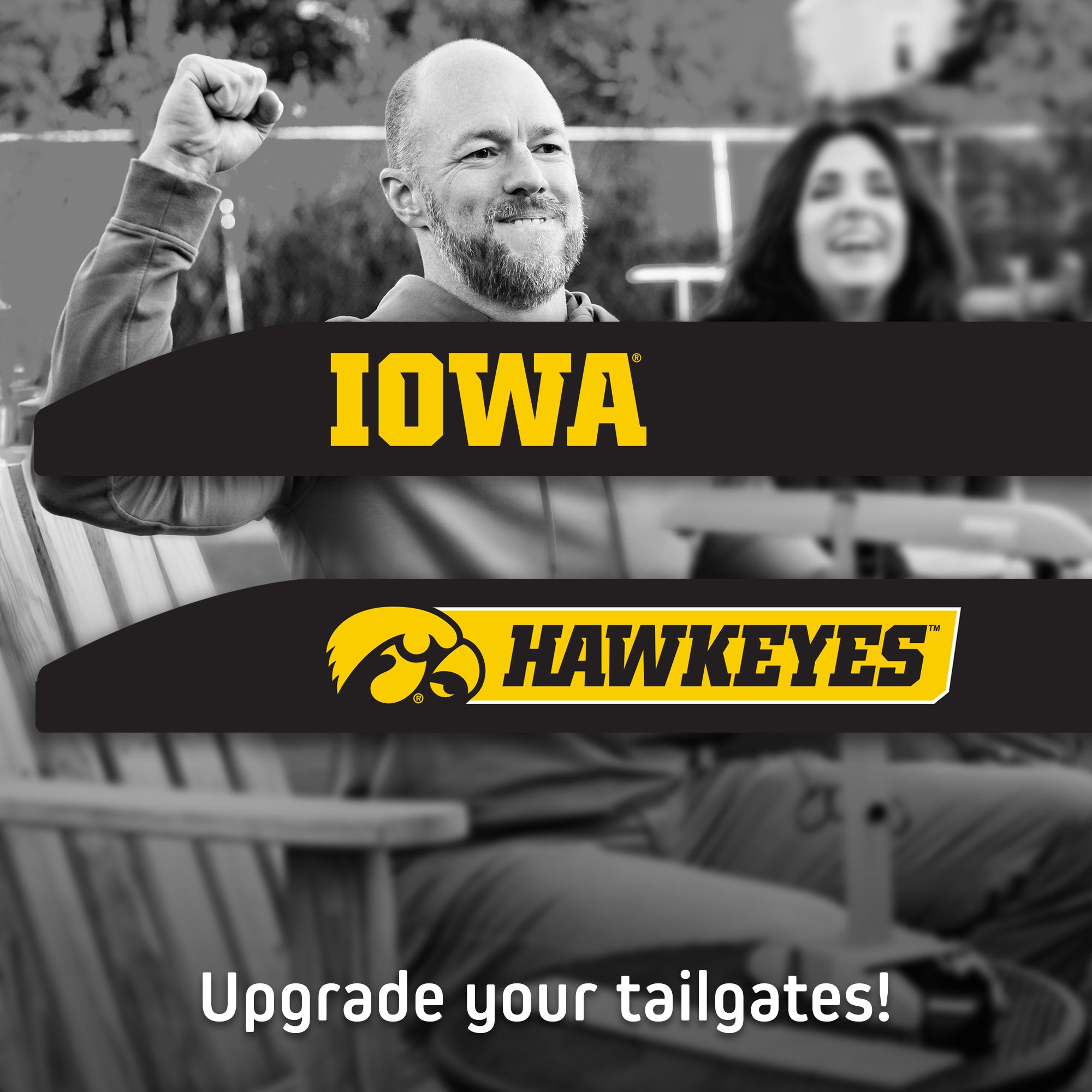 HOOKS! XPLR – IOWA Hawkeyes – Tailgate Ring Toss Game