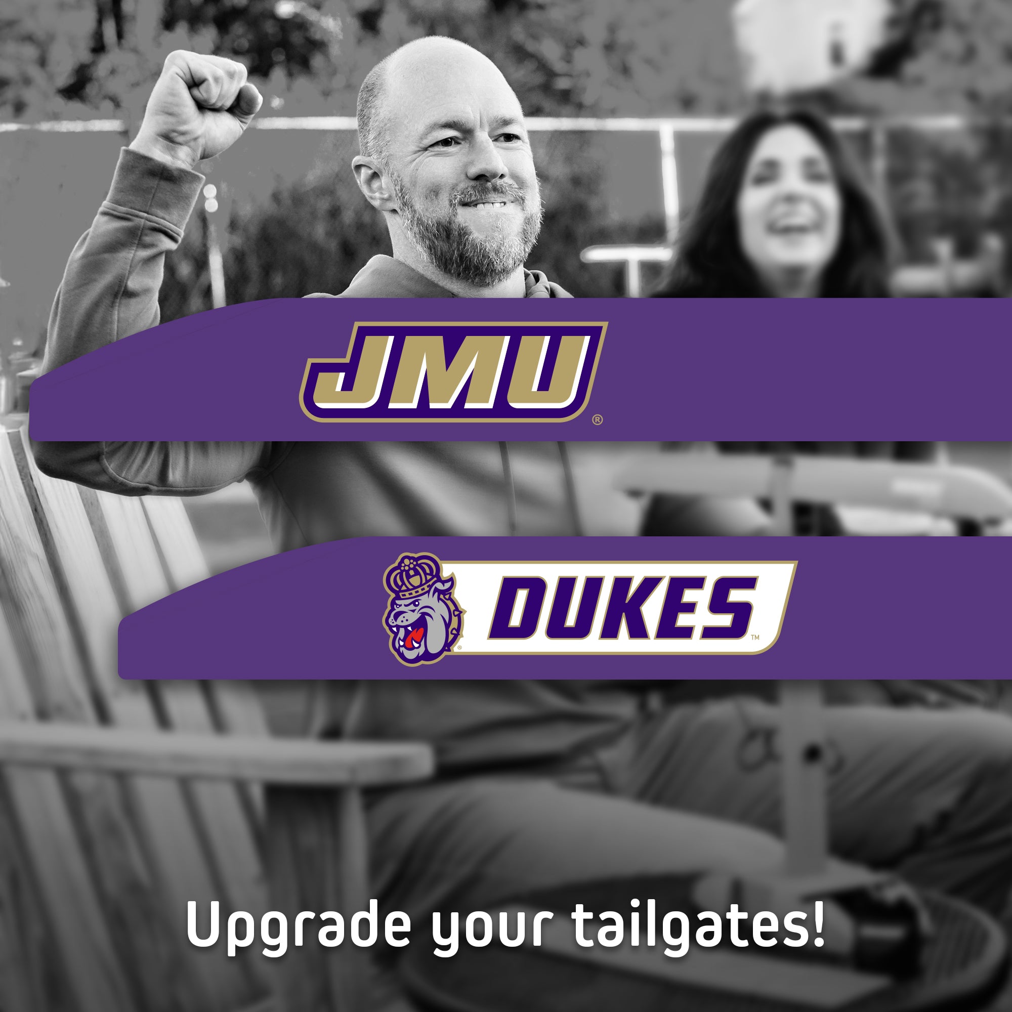 HOOKS! XPLR – JMU Dukes – Tailgate Ring Toss Game
