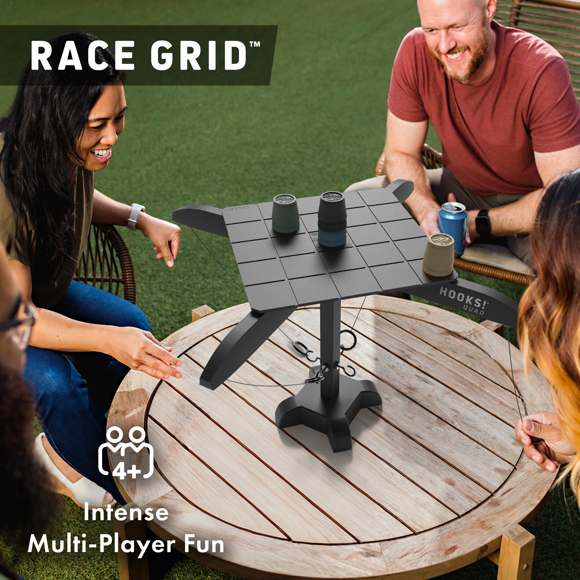 HOOKS! QUAD - 4-Player Ring Toss Game – Craggy Games
