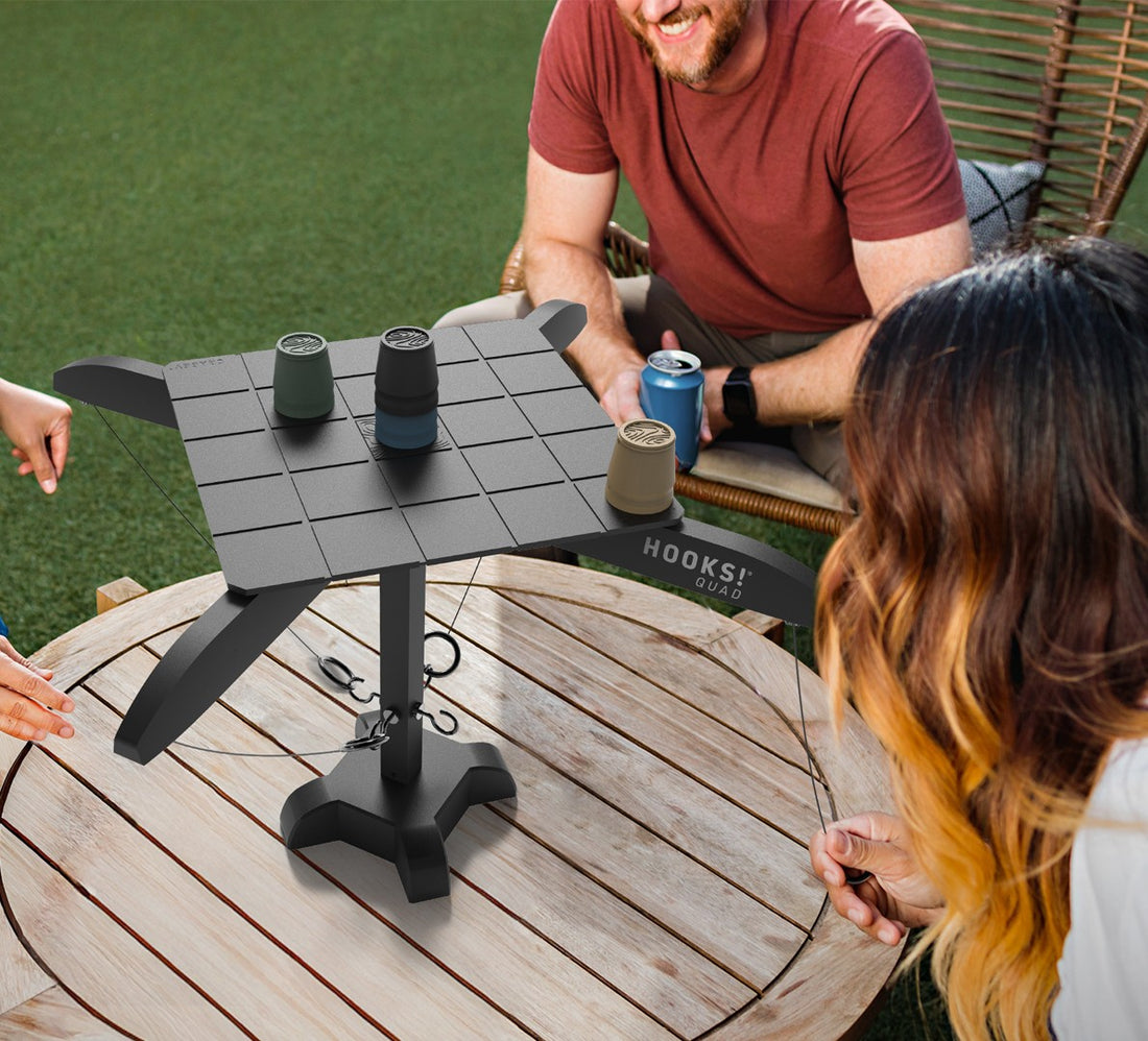 HOOKS! QUAD - 4-Player Ring Toss Game